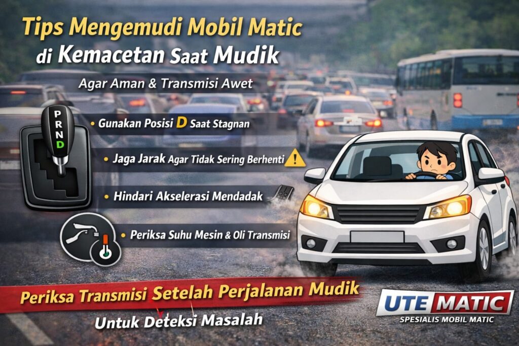 Tips berkendara mobil matic saat macet
